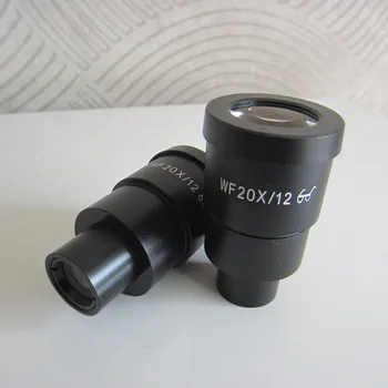 WF20X 12mm ar Montāžas Izmērs Augstas Eyepoint Okulāra Objektīva Tālummaiņas Stereo Mikroskopu Savienojums 30mm