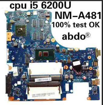 NM-A481 Lenovo deaPad 300-15ISK grāmatiņa mātesplati 5B20K38185 CPU i5 6200U GPU R5 M330 2G pārbaudes darbs