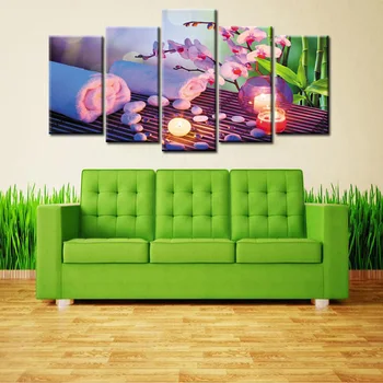 Mājas Dekoratīvs Sienas Dekors Spa plakātu, Tapetes, Krāsošana Mākslas Ainu sienas, attēlus dzīvojamā istaba/Abstract (127)