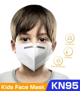 Bērniem FFP2 Mazulis KN95 Masque biezāka CE KN95 Anti-miglas Spēcīgu Aizsardzības Mutes Maska Zēni Meitenes Respiratoru Atkārtoti mascarillas