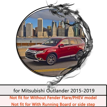 Par Mitsubishi Outlander MK3 2016 2017 2018 2019 Dubļusargi Mudflaps Fender Dubļu Atloks Splash Sargiem Aizsargātu Automašīnu Aksesuāri