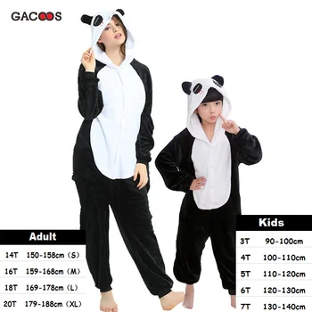Ziemā Zēni Anime Dūriens Pidžamu Sleepwear Zīdaiņu Meitenēm Pidžamas Bērniem Unicorn Panda Pijamas Infantil Unicornio Kigurumi Drēbes