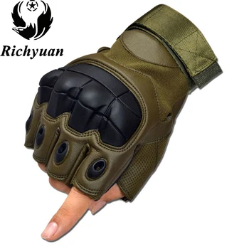 Touch Screen Tactical Cimdi Militāro Bruņoto Armiju Peintbols, Šaušana Airsoft Kaujas Pretslīdēšanas Gumijas Šarnīrs Pilnu Pirkstu Cimdi
