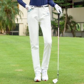 Pgm Rudens Ziemas Sieviešu Golfa Bikses Sabiezēt Saglabāt Siltu Bikšu Plus Samta Elastīgs Vidū Vidukļa Klubi Bumbu, Golfa Bikses Apģērbi XS-XXL