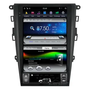 Tesla Stila Vertikāla Ekrāna Android 9.0 Auto DVD GPS Navigācijas Stereo Audio Atskaņotājs Ford Mondeo Kodolsintēzes MK5 2013-2019