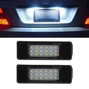 2gab 18 LED numura zīmju Apgaismojuma Lampas Peugeot 207 307 308 Citroen Berlingo 2004. - 2009. Gadā C3 C4 C5 C6 5D