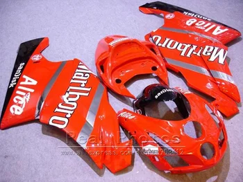 Inžektorlējuma pavisam jaunu virsbūvi aptecētājs komplekts Ducati sarkans melns 749 999 2003 2004 pārsegi uzstādīt 749 999 03 04 HR39