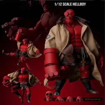 18 cm Hellboy Tūkstoši Vērtības Apmācību Hellboy PVC 1/12 Mēroga Rīcības Attēls Modelis Rotaļlietas Lelle Dāvanu