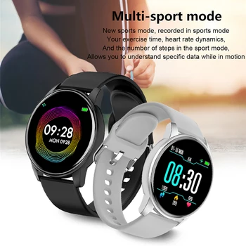 Sievietes Smart Skatīties Reālā laika Prognoze Darbības Tracker Sirds ritma Monitors Sporta Dāmas Smart Skatīties Vīrieši Android, IOS