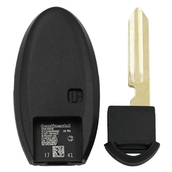 3+1 pogas Jaunas Smart Tālvadības Atslēgu Fob, 4 Pogu 315MHZ ar ID46 Infiniti FX50 QX70 FX35 FX37 KR55WK49622 ar ievietojiet atslēgu