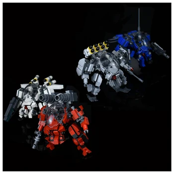 Alpha Squad Mini Mech Robots Ķieģeļu Militārās Sērija Galaxy Karu Karavīru Cīnītājs KM Modelis Skaitļi Celtniecības Bloki Rotaļlietas Zēniem
