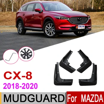 Auto Mudflap Priekš Mazda CX-8 CX 8 CX8 2020 2018 2019 Priekšējā Aizmugurējā Spārna, Dubļu Sargi, Splash Guard Atloks Dubļusargi Piederumi