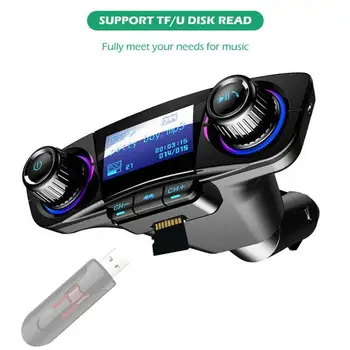 Bezvadu Automašīnas Bluetooth, Fm-zender MP3 Radio Adapteris Carkit Usb Lader Auto Fm-zender MP3 Speler