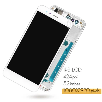 5.2 Collu AAA Kvalitātes LCD Ar Rāmi HUAWEI P10 Lite Lcd Displejs Ekrāns HUAWEI P10 Lite BIJA-LX1 BIJA-LX1A BIJA-LX2 BIJA-LX3