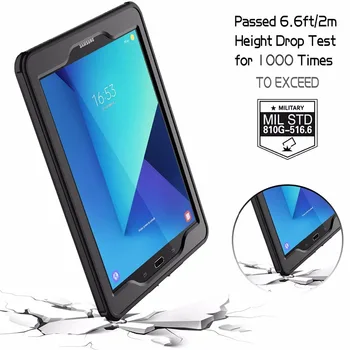 IP68 Ūdensnecaurlaidīga Case For Samsung Galaxy Tab S3 Gadījumā Niršanas 360 Pilna Ķermeņa Izturīgs Aizsargapģērbs Lietā par Galaxy Tab S3 9.7 collu 2017
