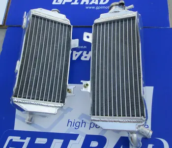 GPI R&L alumīnija radiatoru +balts šļūtene Honda CRF450R CRF450 CRF 450R 2013 13. gada 14 baltā ŠĻŪTENES