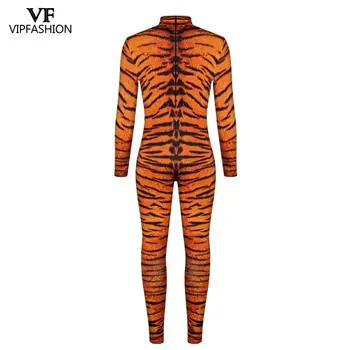 VIP MODES 2019 Halloween Cosplay Kostīmi Vīriešu Leopard 3D Drukāšanas Dzīvnieku Zentai Čūska Muskuļu Bodysuit Jumpsuits