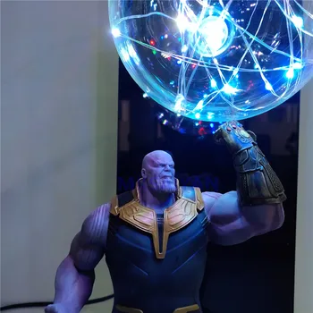 Brīnums Thanos Bruņu Anime Skaitļi Nakts Gaisma Avengers Endgame Dekori Vizuāli Thanos DIY noteikta Modeļa Juguetes Rotaļlietas Rīcības Figurals