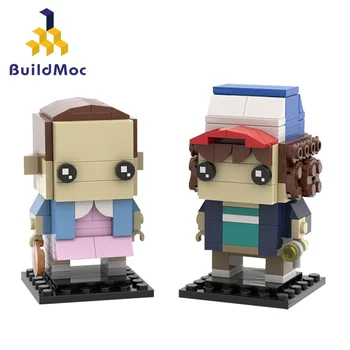 Buildmoc Svešinieks Lietas Bricksheadz Kolekcija Mini Celtniecības Bloki, Ķieģeļi Uzstādīt Multiplikācijas Filmu Montēt Rotaļlietas, Dāvanas