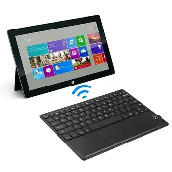 Multi-ierīci, Bluetooth klaviatūru, Ķemme Uzlādējamā Bluetooth Bezvadu Tastatūra ar Touch mobilo tālruņu, Planšetdatoru, PC, Smart TV