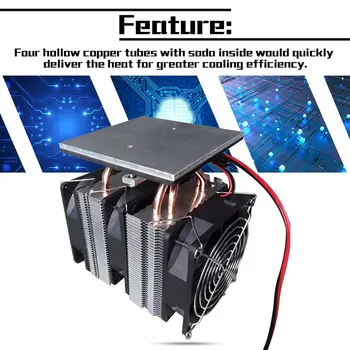 12V 240W Peltier Pusvadītāju Mikroshēmu Dzesēšanas Plāksne Ledusskapis Lielu Jaudu Palīdz Datoru Dzesēšanas Plāksne