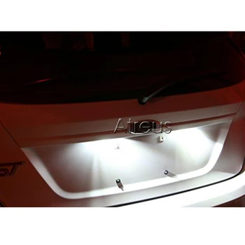Atreus Auto LED numura zīmju Apgaismojums 12V Ford Mondeo MK2 Fiesta Kodolsintēzes Piederumi Baltā SMD LED Numura zīme Lampas Spuldzes Komplektā