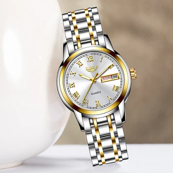 Luksusa Zīmolu LIGE Dāmas Skatīties Modes Radošo Rose Gold Sieviešu Uzņēmējdarbības rokas pulksteņi Pulkstenis ūdensizturīgs Relogio Feminino 2020