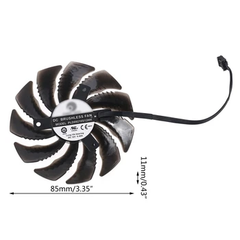 4Pin Grafisko Karšu Dzesēšanas Ventilatoru GTX1060/1080/1070 GPU Dzesētāja Gigabyte Mini