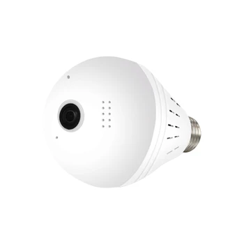 Panorāmas Spuldzes Gaismas Kameras Full HD (960P 2mp 360 Grādu Platleņķa Wi-fi Bezvadu LED Gaismas Lampa IP P2P E27 Dome Security Cam