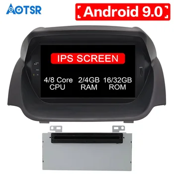 AOTSR 4G RAM Octa Core Android 9.0 Auto DVD Atskaņotājs, GPS Navigācijas Multimediju Stereo Ford Fiesta MK72013-Auto Radio Audio