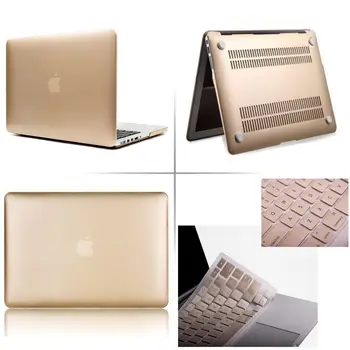 Gumijota Matēts Metāla Cietos vākos Gadījumā +Silikona Tastatūra Segums Apple Macbook Air 13 collu Modelis : A1369 un A1466