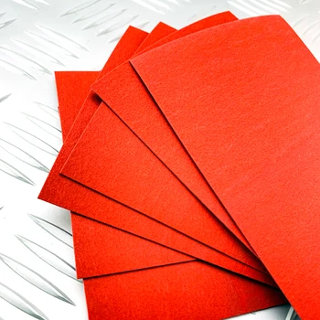 2pieces Red Vulkanizētas Fibe Papīra rīkoties ar distances materiāla Pieņemšanas Diy Naža Kātu piederumi, materiāli 180x80x1mm