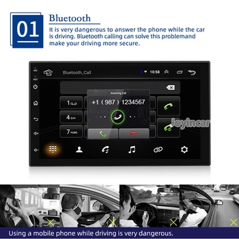 1 Din 7 collu Android 9.1 Auto Radio Multimediju ar Augšu uz Leju, Regulējams Ekrāns Grozāms Atskaņotājs, bluetooth, Wifi 1din GPS Navigācijas