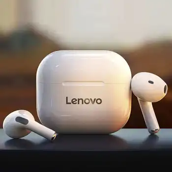 Sākotnējā Lenovo lp40 tws Bezvadu Austiņas HiFi Bluetooth Austiņas 5.0 Stereo Touch Kontroli HD Ūdensizturīgs Zvanu Lenovo Earbuds