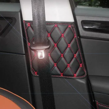 Tonlinker Interjera Vāka uzlīme Par Skoda KODIAQ 2018 Car Styling 2 GAB PU Ādas Automašīnu Sēdekļu atpakaļ Anti-dirty pad Vāka uzlīmes
