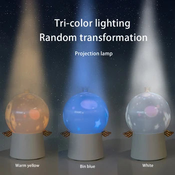 Mūzikas Box Zvaigžņotā Debess Projektors-Nakts Gaismas LED Lampas Iekasējams 360 Grādu Pagriezt Krāsains Visumu, kas Mirgo Star Bērniem, Baby Dāvanu