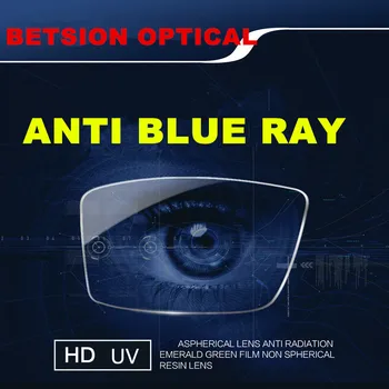 Viena Vīzija Anti Blue Ray Gaismas Lēcas UV400 Datoru Anti Scratch Pārklājumu