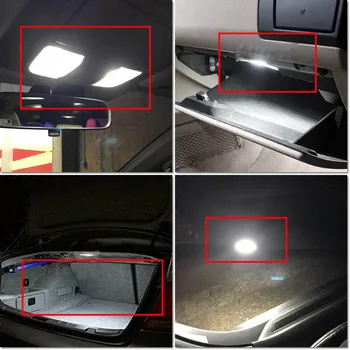 Canbus LED Lampas, Interjera Kartes Dome Bagāžnieka Plāksnes Spuldzes Nissan Nv200 2010-2017