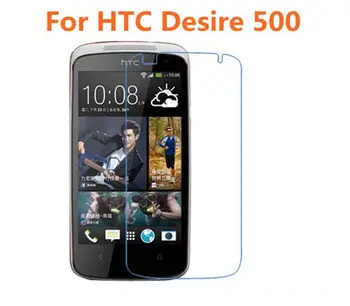 Par HTC desire 500 Rūdīts Stikls Oriģināls Augstas Kvalitātes aizsargplēvi sprādziendrošas Screen Protector for HTC desire 500