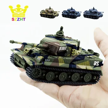 4 Krāsas Mini Tiger Militāro Kaujas RC Tanku Attālās Radio Vadības Armijas Panzer Bruņu Bērniem Elektroniskās Rotaļlietas Zēniem Bērniem Dāvanu