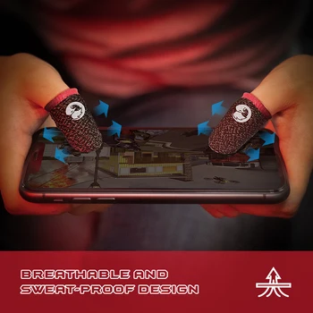 GameSir Talons Sweatproof Elpojošs Spēļu Pirkstu Cimdi 1 Pāris Profesionālās Īkšķiem, Piedurknes par PUBG COD Touch Screen Kontroles