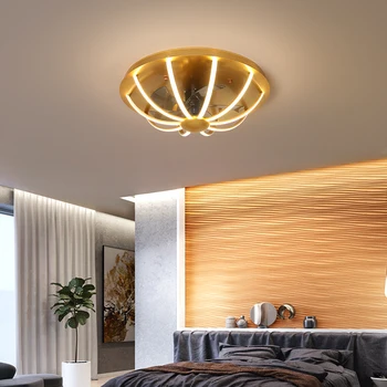 Mūsdienu ventilators griestu lampa ēdamistaba guļamistaba griestu ventilators augstu spilgtumu tālvadības pulti, ventilators, lampas mājsaimniecības dzīvojamā istaba lukturi
