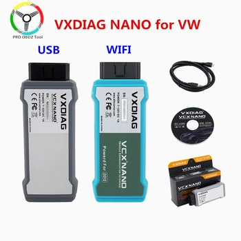 VXDIAG NANO VW Diagnostikas Rīks ODIS V5.1.3/ V5.1.6 Aizstāt 5054A/ 6154 OKI Auto Skeneris Wifi USB Savienojumu pēc Izvēles