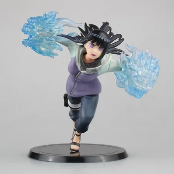 Anime Naruto Maigi Solis Dvīņu, Lauvas Dūri Hinata Hyuga PVC Rīcības Attēls Rotaļlietu Kolekciju Modelis Figurals Dāvanu
