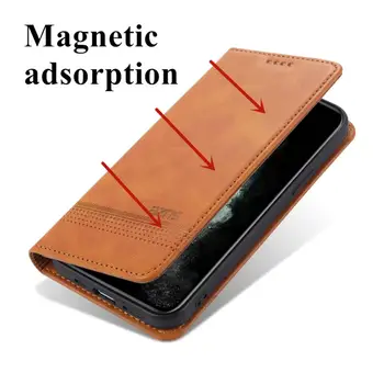 Deluxe magnētisko adsorbcijas ādas gadījumā Xiaomi Mi 10 lite 5G / Mi 10 Jaunatnes 5G pārsegu aizsardzības gadījumā capa fundas