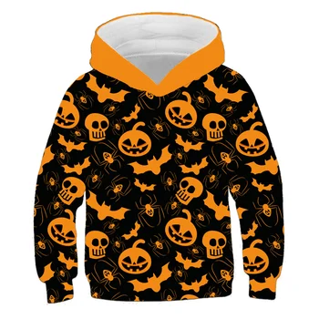 Smieklīgi Halloween sporta Krekls Par Bērnu Zēniem Hoodies Bērniem, Apģērbi Bērniem, Džemperi Tracksuit Streetwear Šausmu Mākslas Džemperis 4 14Y