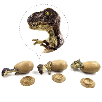 3Pcs/Set Gudrs Simulācijas Dinozauru Olas Dzīvnieku Modelis Rīcības attēls interjera dekorēšana Izglītības karstā rotaļlietu komplekts Dāvana bērniem