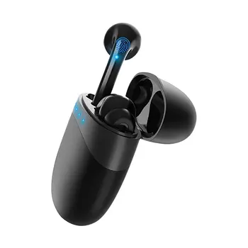 Bluetooth 5.0 Austiņas Bezvadu Brīvroku Bluetooth Uzlādējams Mini Earbuds ar Uzlādes Kaste