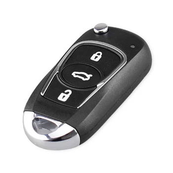 KEYYOU Jaunu 3 Pogu Modificētu Flip Locīšanas Tālvadības Auto Auto Atslēgu Apvalks Gadījumā Vāks Hyundai I30 I40 I20 IX35 Avante Ar logo
