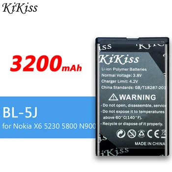 Nokia 5230 5233 5800 3020 XpressMusic, N900, C3 Lumia 520 525 530 5900 Akumulators BL-5J BL5J BL 5J Mobilā Tālruņa Akumulators